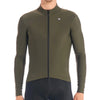 Giordana Mens SilverLine Thermal L/S Jersey - Olive Green